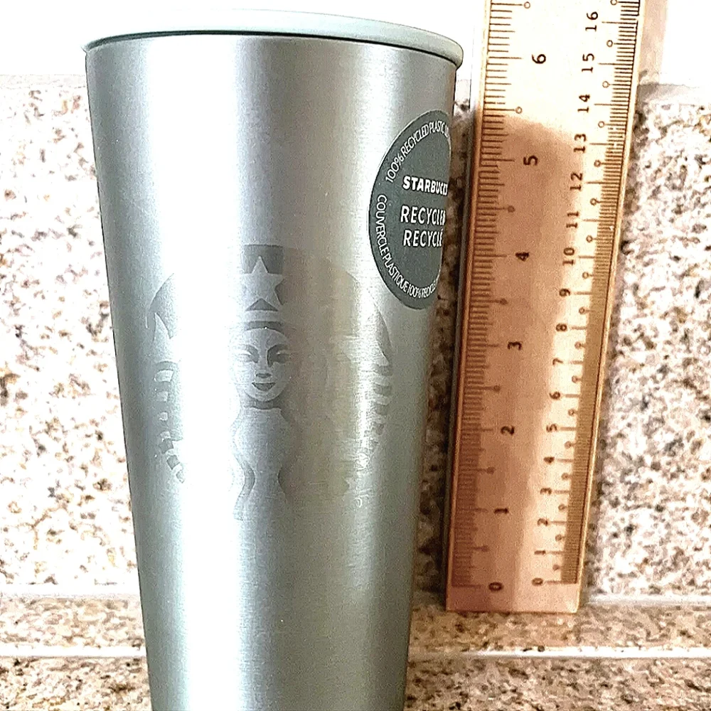 NWT STARBUCKS  TEAL SIREN STAINLESS STEEL TUMBLER 12 FL OZ.